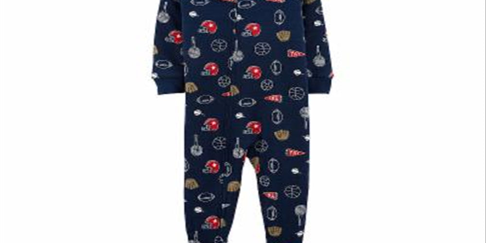 Carter's Boy's PRINT Cotton Sport Blue Size 24MOS