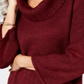 Karen Scott Women's Long Sleeve Cowl Neck Sweater Red Size Petite X-Large