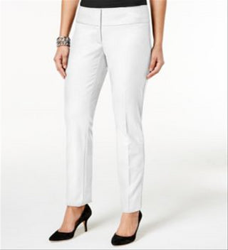 Alfani Women's Skinny Pants White Size 6 Petite
