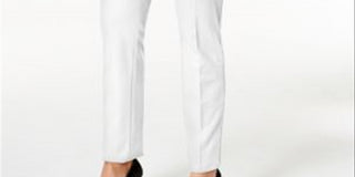Alfani Women's Skinny Pants White Size 6 Petite