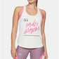 Under Armour Women's Graphic Script Crossback Studio Tank Top White Size Medium