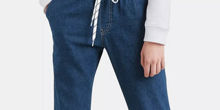 Levi's Women's Jet Set Cotton Denim Jogger Pants Blue Size X-Small