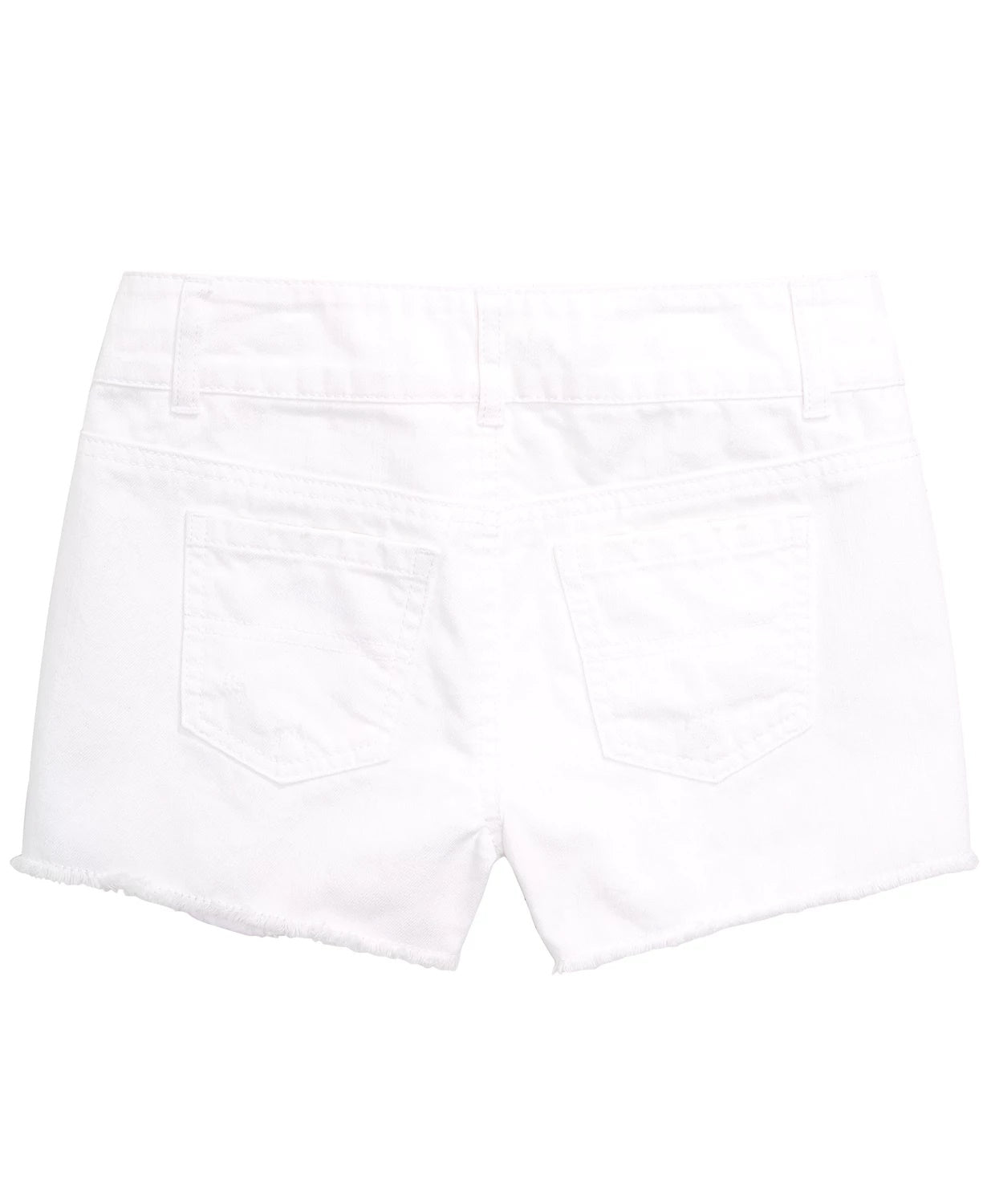 Epic Threads Big Girl's Frayed Hem Denim Shorts  Natural Size 16