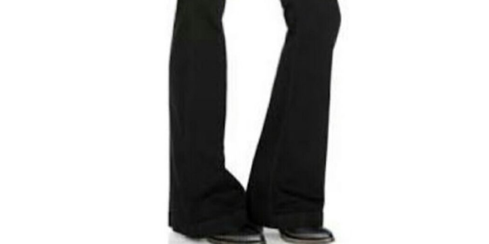 Free People Women's Irreplaceable High Waist Flare Jeans Black Size 25