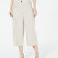 Alfani Women's Wide Leg Linen Pants Beige Size 10 Petite