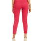 Thalia Sodi Women's Embellished Skinny Cropped Trousers Pink Size Small