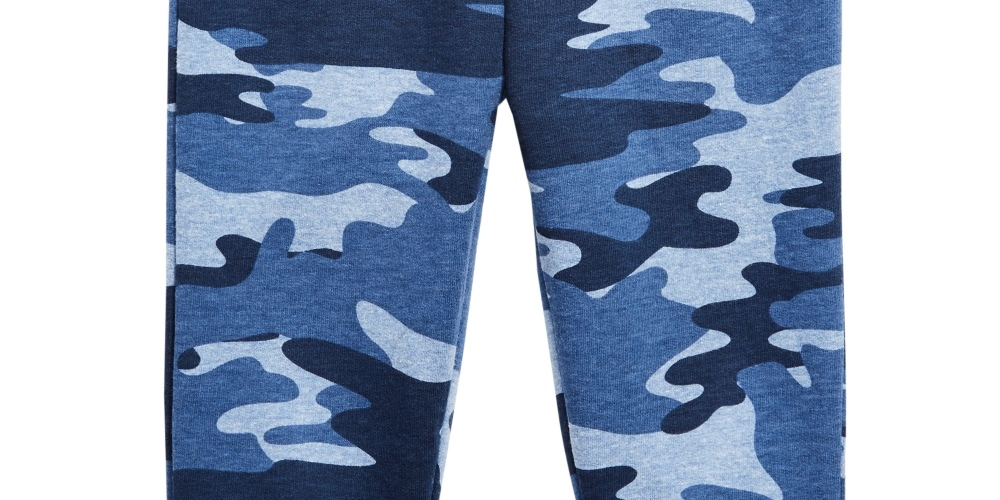 First Impressions Kid's Toddler Boys Camo Print Jogger Pants Blue Size 4T