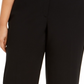 Alfani Women's Belted Hardware-Detail Culotte Pants  Black Size Petite Small