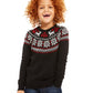 Charter Club Little Boys Fair Isle Family Sweater Black Size 6