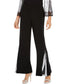 MSK Women's Sequin Inset Wide Leg Party Pants Size Petite X-Large