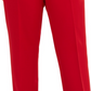 Anne Klein Women's Plus Flat Front Stretch Pants Red Size 14W