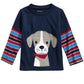 First Impressions Boy's Layered Look Puppy Print T Shirt Blue Size 3 MOS