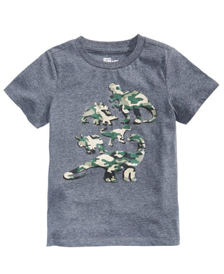 Epic Threads Toddler Boy's Camo Dino T-Shirt Gray Size 4