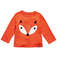 First Impressions Boy's Cotton Fox T Shirt Orange Size 6MOS