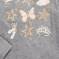 Epic Threads Kid's Little Girls Ballet Crown Long Sleeve T Shirt Gray Size 5
