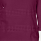 Karen Scott Women's Square Neck Lace Stripe Top Purple Size X-Large