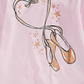 Epic Threads Little Girl's Ballet Slippers T-Shirt Pink Size 5