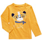 First Impressions Baby Boy's Cotton Smart Dog T-Shirt Gold Size 3-6 Months
