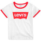 Levi's Kid's Girl's Oversized Batwing Ringer T Shirt White Size 6