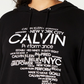 Calvin Klein Women's Performance Plus Size Logo Hoodie T Shirt Black Size 1X