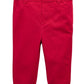 First Impressions Kid's Baby Boys Stretch Chino Pants Red Size 3