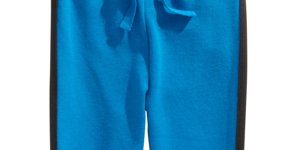 First Impressions Kid's Baby Boys Side Stripe Jogger Pants Blue Size 18