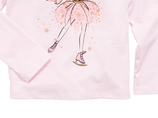 Epic Threads Little Girls Ballerina Ice Skater T-Shirt  Pink Size 5
