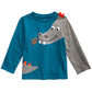 First Impressions Baby Boy's Dragon T-Shirt Blue Size 6-9 Months