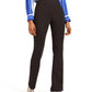 INC International Concepts Women's SeaPonte Knit Bootcut Pants Brown Size 18