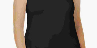 Alfani Women's Plus Size Scoop Neck Basic Tank Black Size 1X