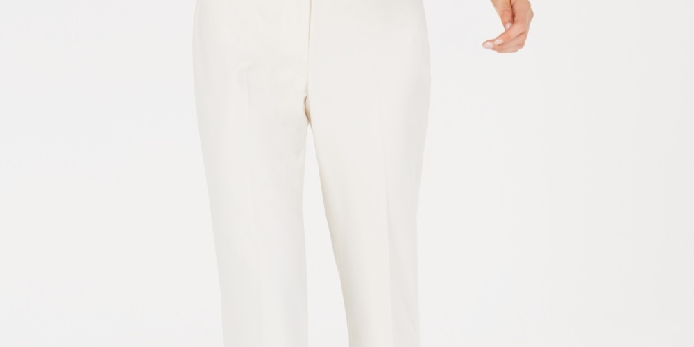 Bar III Women's Bi Stretch Pants White Size 6