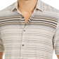 Alfani Men's Gradient Stripe Shirt Blue Size Large