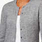 Karen Scott Women's Marled Cardigan Gray Size Petite X-Large
