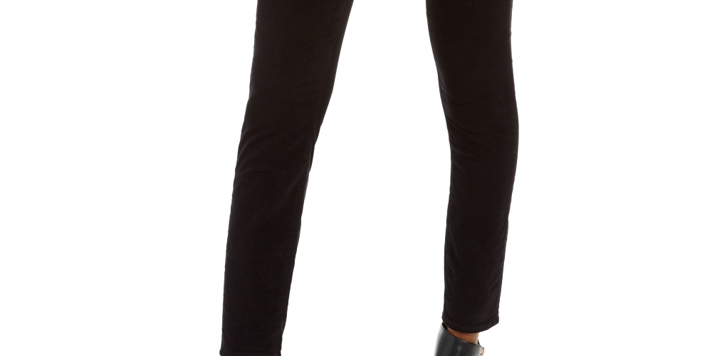 Articles Of Society Women's Hilary Velvet High Rise Jeans Black Size 31