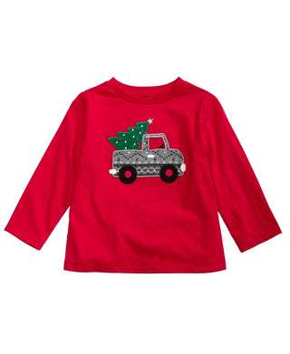First Impressions Baby Boy's Tree Truck Print T-Shirt Red Size 3-6 Months