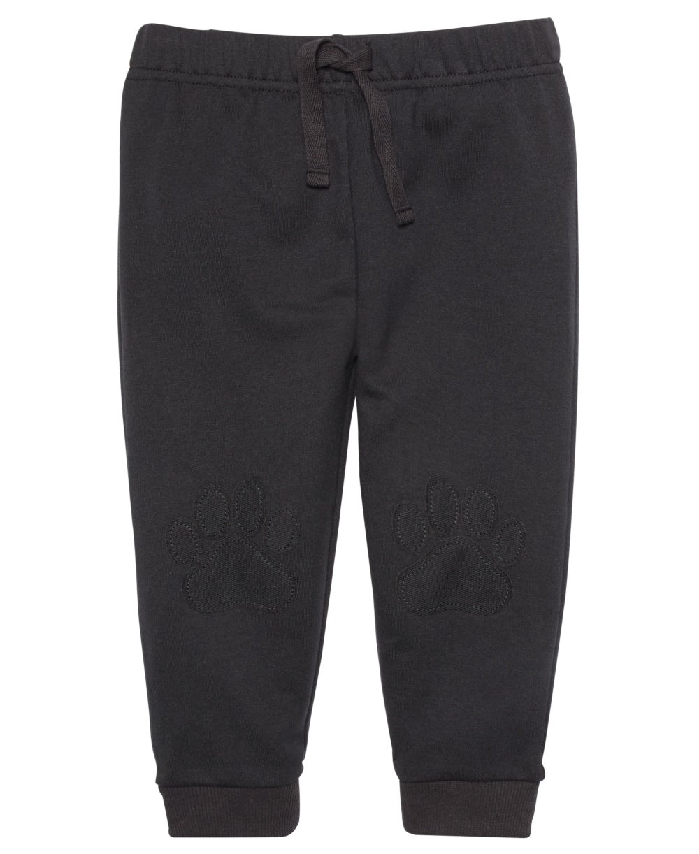 First Impressions Boy's Paws Jogger Pants Black Size 2T REG