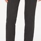 Charter Club Women's Cambridge Skinny Pull On Tummy Control Pants Grey Size 4