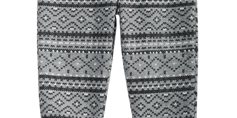 First Impressions Baby Boy's Fair Isle Print Joggers Size 12 Months