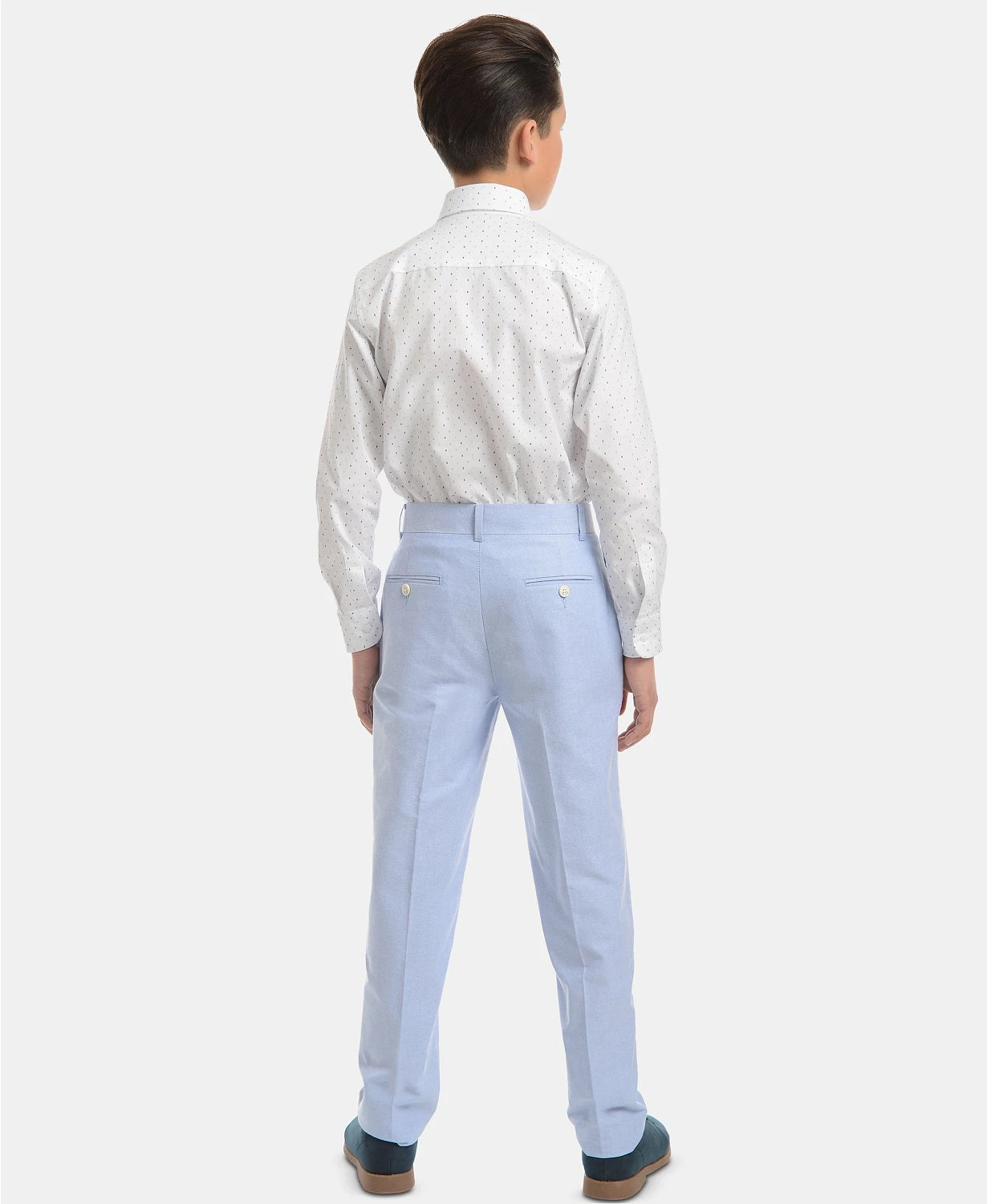 Tommy Hilfiger Big Boy's Oxford Cotton Pants Blue Size 18