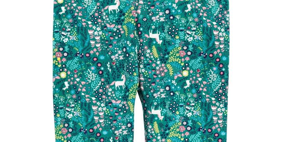 First Impressions Baby Girl's Printed Leggings Green Size 3-6MOS