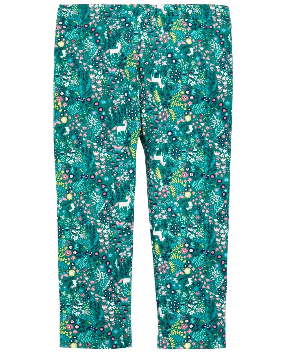First Impressions Girl's Printed Leggings Green Size 6MOS