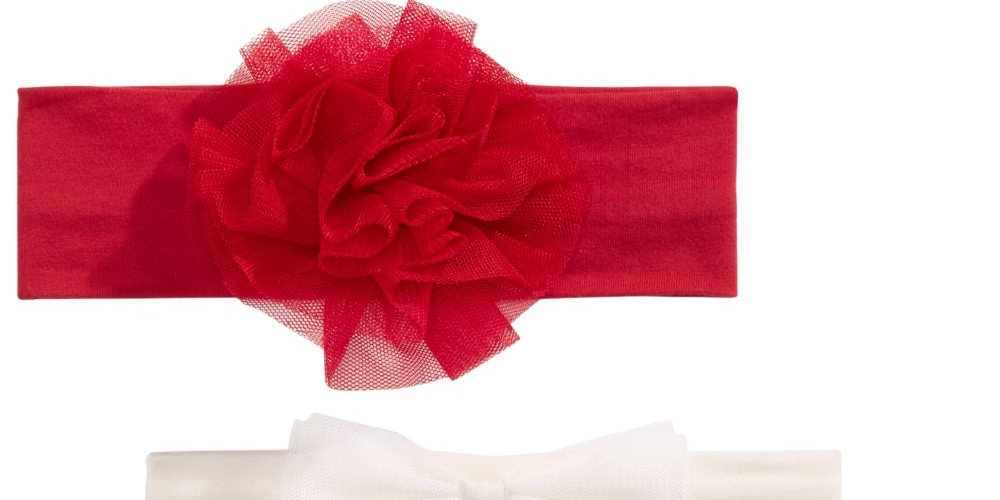 First Impressions Baby Girl's 3-Pk. Fancy Headbands  Pink Size Regular