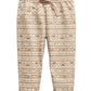 First Impressions Baby Boy's Geo Print Jogger Pants Beige Size 18MOS