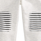 First Impressions Boy's Knee Patch Jogger Pants  White Size 6MOS