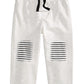 First Impressions Toddler Boy's Striped-Knee-Patch Pants White Size 3T