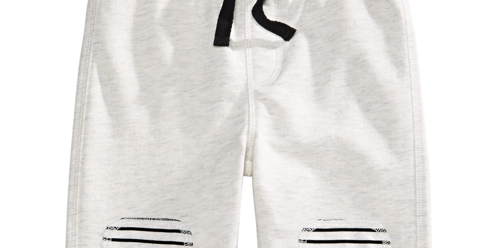 First Impressions Toddler Boy's Striped-Knee-Patch Pants White Size 3T