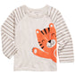 First Impressions Baby Boy's Tiger Print T-Shirt Beige Size 6-9 Months