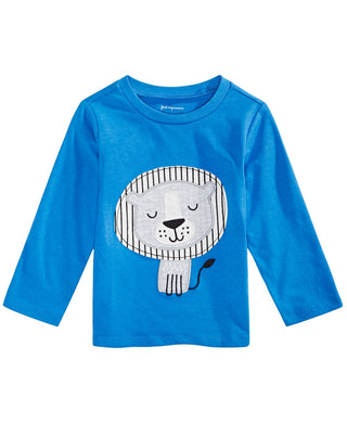 First Impressions Baby Boy's Lion-Print T-Shirt  Blue Size 18MOS