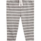 First Impressions Boy's Striped Jogger Pants Gray Size 12MOS