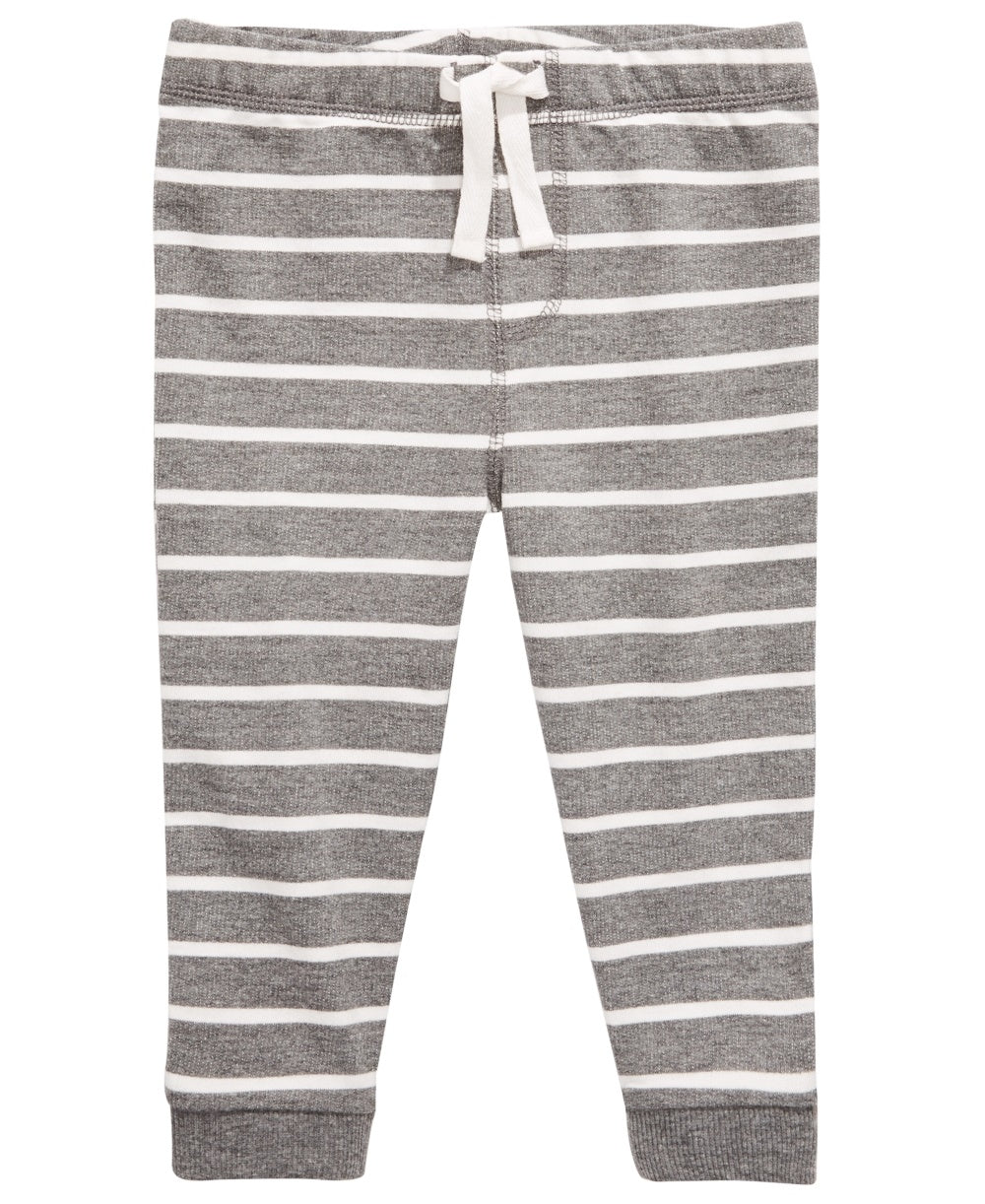 First Impressions Boy's Striped Jogger Pants Gray Size 12MOS